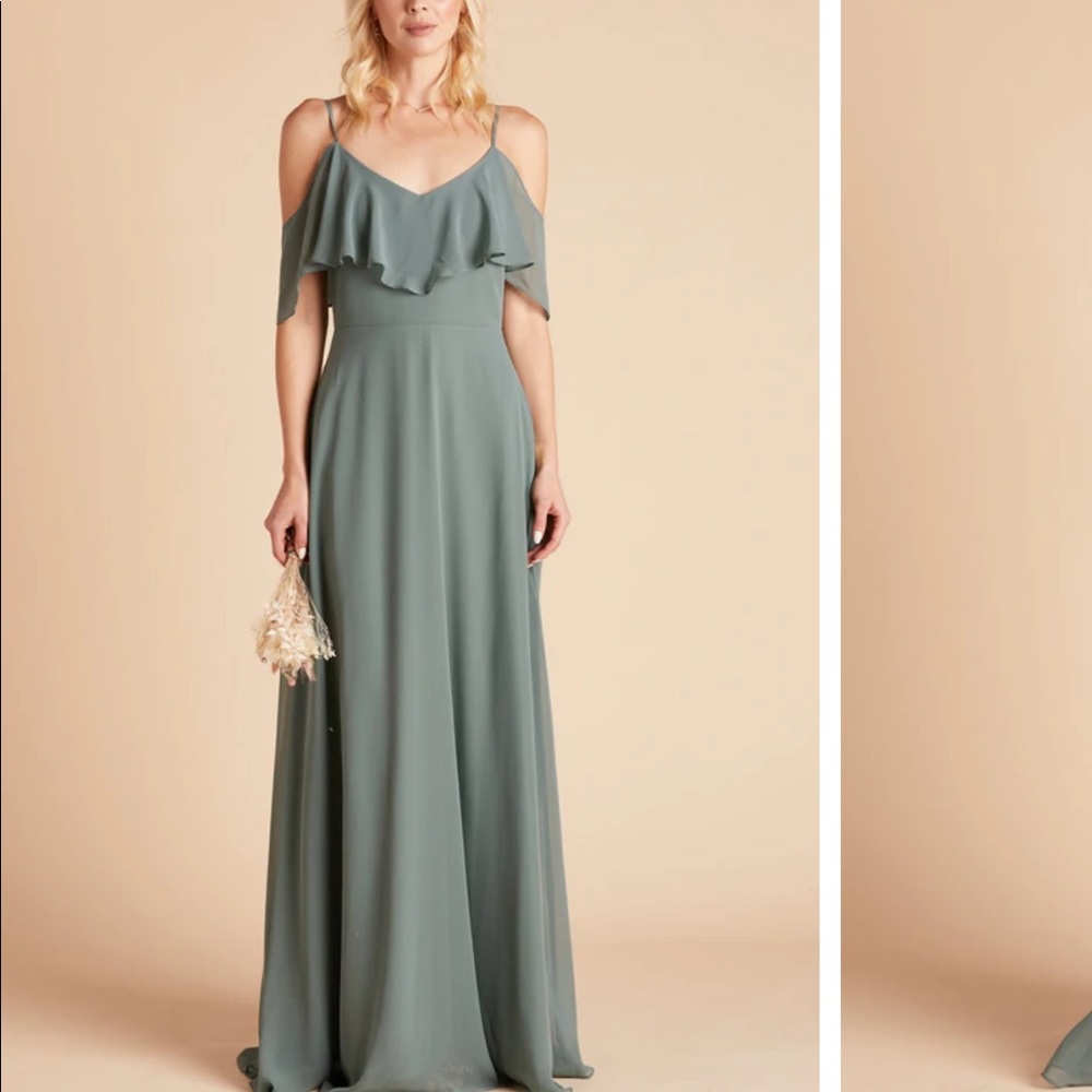 NWT Birdy Grey size XL Jane bridesmaids dress. Color is sea glass.
